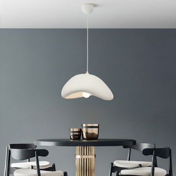 Brilagi - Κρεμαστό φωτιστικό WABI SABI με καλώδιο, 1xE27/40W/230V, διάμ. 42 εκ., λευκό