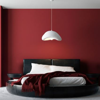 Brilagi - Κρεμαστό φωτιστικό WABI SABI με καλώδιο, 1xE27/40W/230V, διάμ. 42 εκ., λευκό