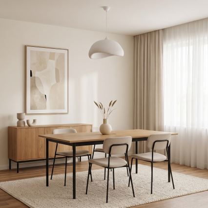 Brilagi - Κρεμαστό φωτιστικό WABI SABI με καλώδιο, 1xE27/40W/230V, διάμ. 42 εκ., λευκό
