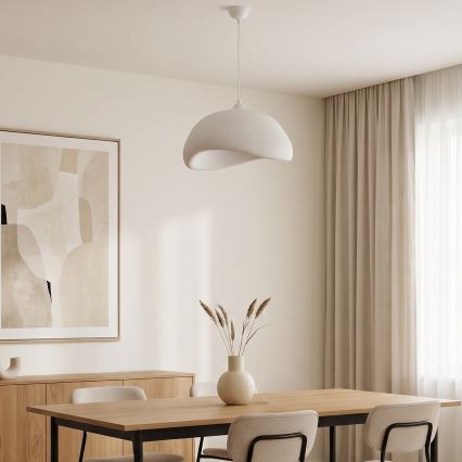 Brilagi - Κρεμαστό φωτιστικό WABI SABI με καλώδιο, 1xE27/40W/230V, διάμ. 42 εκ., λευκό