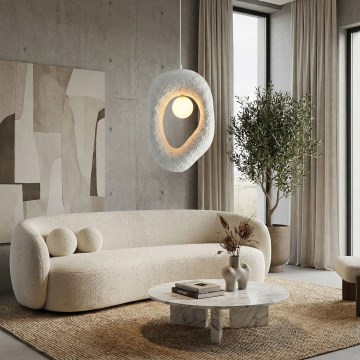 Brilagi - Κρεμαστό φωτιστικό WABI SABI με καλώδιο 1xG9/8W/230V λευκό