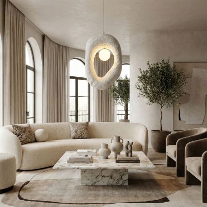 Brilagi - Κρεμαστό φωτιστικό WABI SABI με καλώδιο 1xG9/8W/230V λευκό