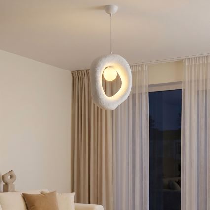 Brilagi - Κρεμαστό φωτιστικό WABI SABI με καλώδιο 1xG9/8W/230V λευκό