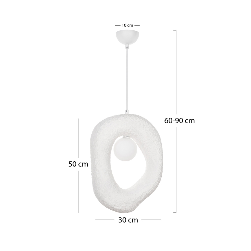 Brilagi - Κρεμαστό φωτιστικό WABI SABI με καλώδιο 1xG9/8W/230V λευκό