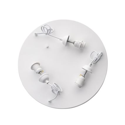 Brilagi - Κρεμαστό φωτιστικό WABI SABI με καλώδιο 3xE27/40W/230V, Ø 60 cm, λευκό