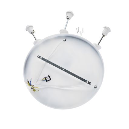 Brilagi - Κρεμαστό φωτιστικό WABI SABI με καλώδιο, 3xE27/40W/230V, Ø 82 cm, λευκό