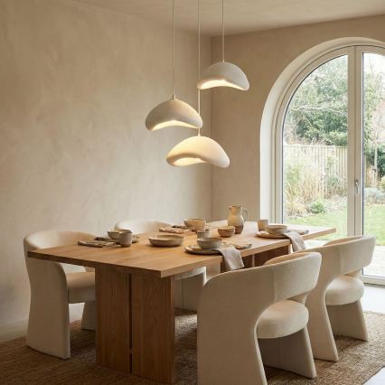 Brilagi - Κρεμαστό φωτιστικό WABI SABI με καλώδιο 3xE27/40W/230V, διάμ. 82 cm, λευκό