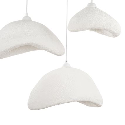 Brilagi - Κρεμαστό φωτιστικό WABI SABI με καλώδιο 3xE27/40W/230V, διάμ. 82 cm, λευκό