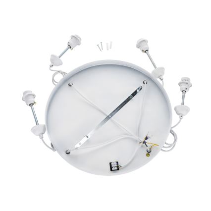 Brilagi - Κρεμαστό φωτιστικό WABI SABI με καλώδιο, 4xE27/40W/230V, Ø 95 cm, λευκό