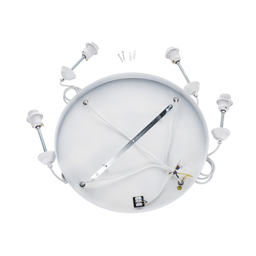 Brilagi - Κρεμαστό φωτιστικό WABI SABI με καλώδιο, 4xE27/40W/230V, Ø 95 cm, λευκό
