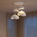BRILAGI - Κρεμαστό φωτιστικό WABI SABI με καλώδιο 4xE27/40W/230V, διάμετρος 90 cm, λευκό