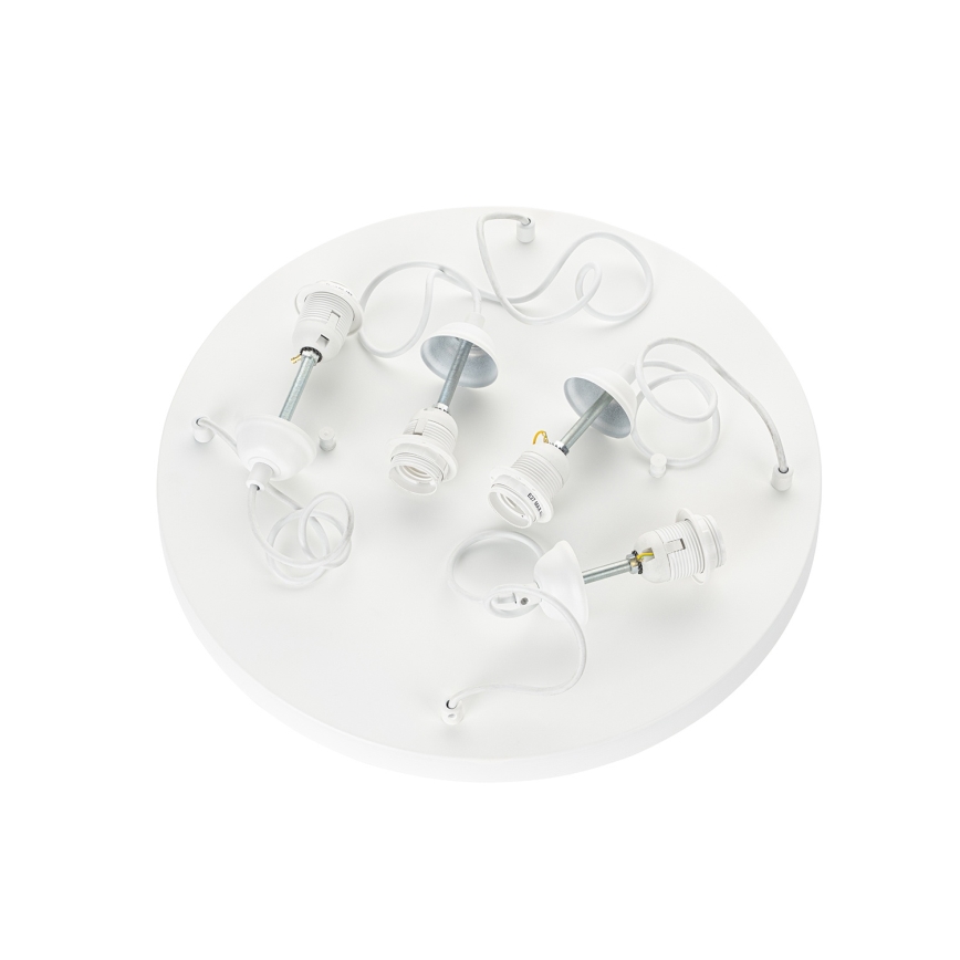 Brilagi - Κρεμαστό φωτιστικό WABI SABI με καλώδιο 4xE27/40W/230V, διάμετρος 90 cm, λευκό