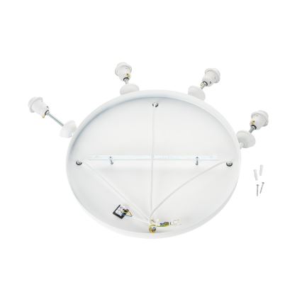 Brilagi - Κρεμαστό φωτιστικό WABI SABI με καλώδιο 4xE27/40W/230V, διάμετρος 90 cm, λευκό