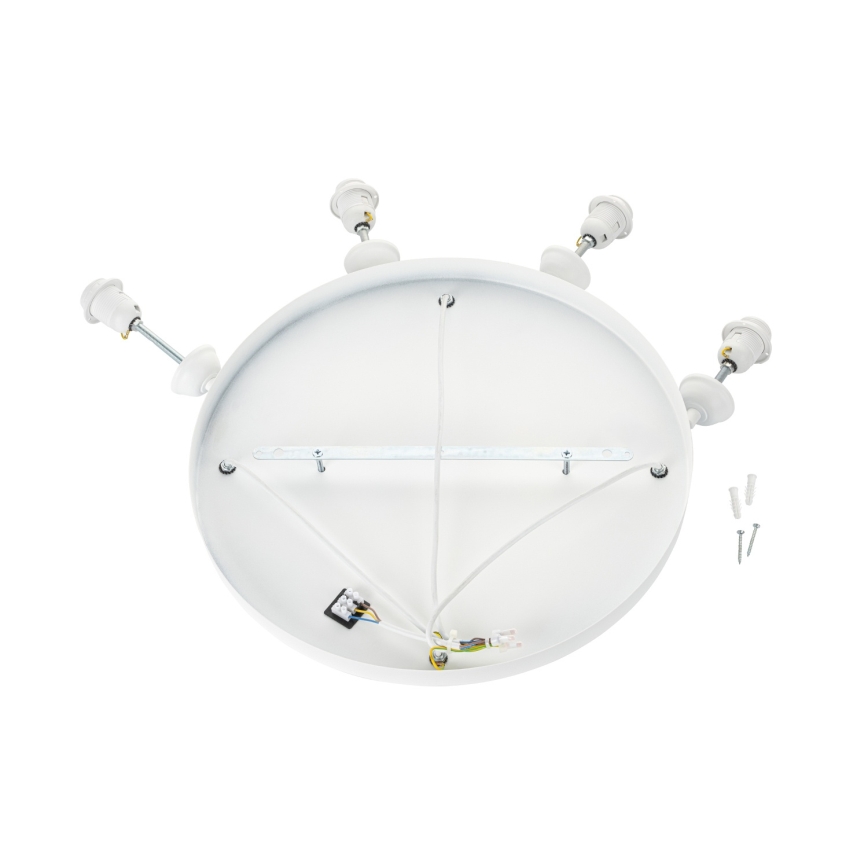Brilagi - Κρεμαστό φωτιστικό WABI SABI με καλώδιο 4xE27/40W/230V, διάμετρος 90 cm, λευκό