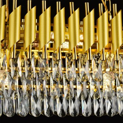 Brilagi - Κρεμαστό φωτιστικό με αλυσίδα ECLIPSE 10xE14/10W/230V 78x28 εκ. χρυσό