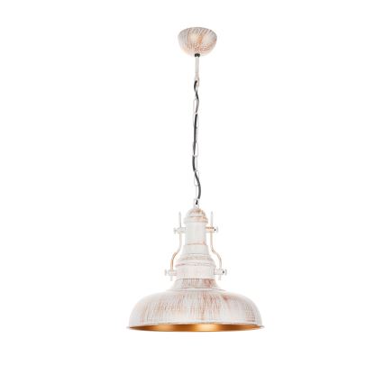 Brilagi - Κρεμαστό φωτιστικό με αλυσίδα PYRONIC 1xE27/40W/230V Ø 32 cm εκρού/πατίνα