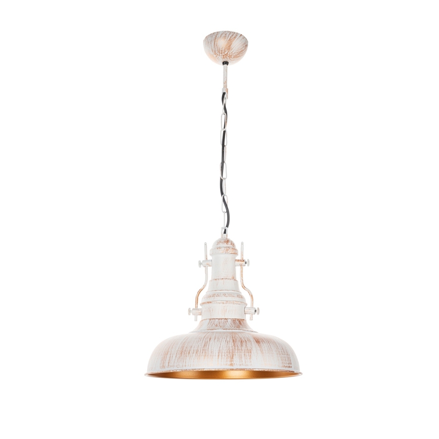 Brilagi - Κρεμαστό φωτιστικό με αλυσίδα PYRONIC 1xE27/40W/230V Ø 32 cm εκρού/πατίνα