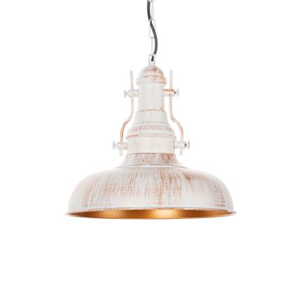 Brilagi - Κρεμαστό φωτιστικό με αλυσίδα PYRONIC 1xE27/40W/230V Ø 32 cm εκρού/πατίνα