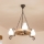 Brilagi - Κρεμαστό φωτιστικό με αλυσίδα ROATA 3xE14/40W/230V, σε απόχρωση δρυός