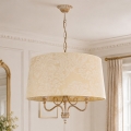 BRILAGI - Κρεμαστό φωτιστικό με αλυσίδα SONIA 3xE27/15W/230V διάμ. 56 εκ. εκρού/πατίνα