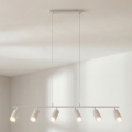 Brilagi - Κρεμαστό φωτιστικό με καλώδια SELE 6xGU10/30W/230V λευκό