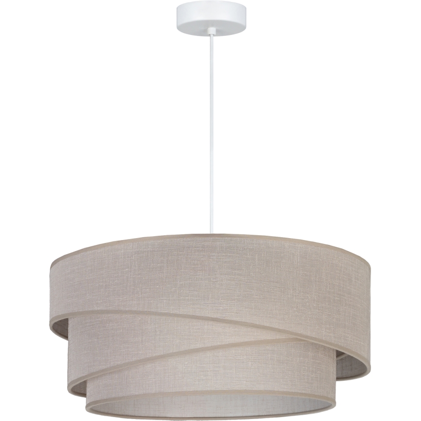 Brilagi - Κρεμαστό φωτιστικό με καλώδιο ARROW 1xE27/60W/230V Ø 45 cm μπεζ