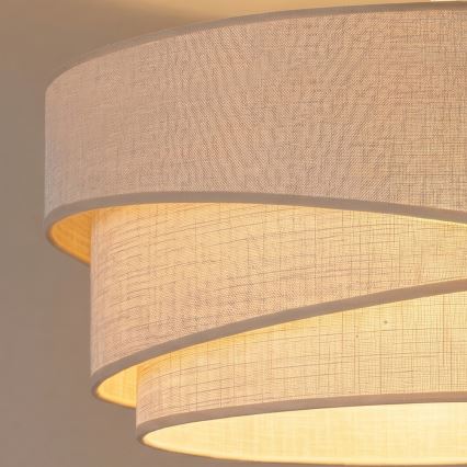 Brilagi - Κρεμαστό φωτιστικό με καλώδιο ARROW 1xE27/60W/230V Ø 45 cm μπεζ