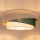 Brilagi - Κρεμαστό φωτιστικό με καλώδιο ARROW 1xE27/60W/230V Ø 45 cm μπεζ/πράσινο/λευκό