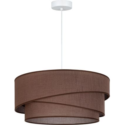 Brilagi - Κρεμαστό φωτιστικό με καλώδιο ARROW 1xE27/60W/230V διάμ. 45 cm καφέ