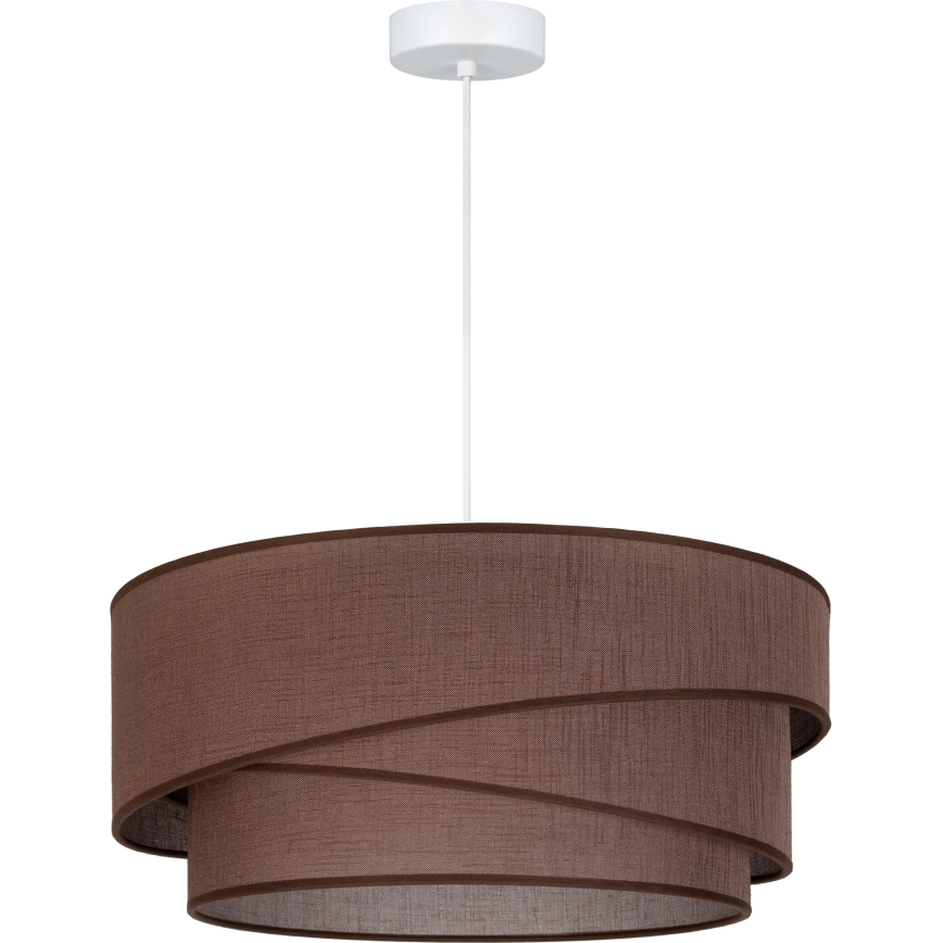 Brilagi - Κρεμαστό φωτιστικό με καλώδιο ARROW 1xE27/60W/230V διάμ. 45 cm καφέ