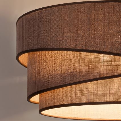Brilagi - Κρεμαστό φωτιστικό με καλώδιο ARROW 1xE27/60W/230V διάμ. 45 cm καφέ
