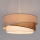 Brilagi - Κρεμαστό φωτιστικό με καλώδιο ARROW 1xE27/60W/230V διάμ. 45 cm μπεζ/καφέ/λευκό