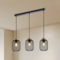 BRILAGI - Κρεμαστό φωτιστικό με καλώδιο BASKLITE 3xE27/15W/230V ξύλο/μαύρο