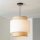 Brilagi - Κρεμαστό φωτιστικό με καλώδιο CERIA 1xE27/40W/230V διάμ. 40 cm μαύρο/μπεζ/λευκό
