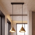 Brilagi - Κρεμαστό φωτιστικό με καλώδιο CONE DOUBLE 2xGX53/15W/230V χρυσό