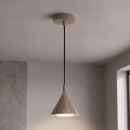 Brilagi - Κρεμαστό φωτιστικό με καλώδιο CONE SINGLE 1xGX53/15W/230V μπεζ
