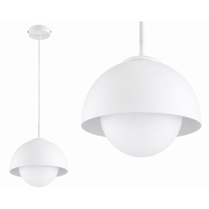 BRILAGI - Κρεμαστό φωτιστικό με καλώδιο COSMO 1xE27/60W/230V Ø 18 cm λευκό
