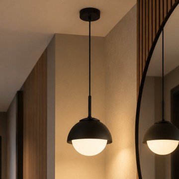 BRILAGI - Κρεμαστό φωτιστικό με καλώδιο COSMO 1xE27/60W/230V Ø 18 cm μαύρο