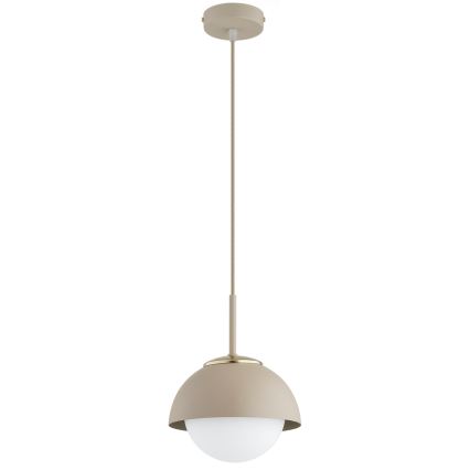 Brilagi - Κρεμαστό φωτιστικό με καλώδιο COSMO 1xE27/60W/230V Ø 18 cm μπεζ/χρυσό