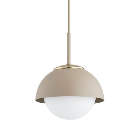 Brilagi - Κρεμαστό φωτιστικό με καλώδιο COSMO 1xE27/60W/230V Ø 18 cm μπεζ/χρυσό
