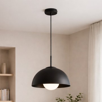 BRILAGI - Κρεμαστό φωτιστικό με καλώδιο COSMO 1xE27/60W/230V διάμ. 30 cm μαύρο
