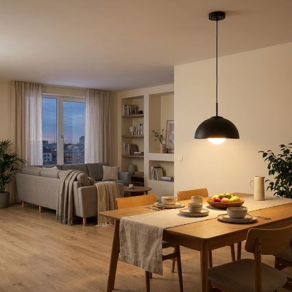 BRILAGI - Κρεμαστό φωτιστικό με καλώδιο COSMO 1xE27/60W/230V διάμ. 30 cm μαύρο