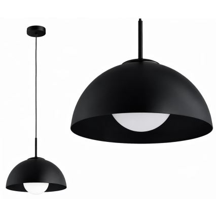 BRILAGI - Κρεμαστό φωτιστικό με καλώδιο COSMO 1xE27/60W/230V διάμ. 30 cm μαύρο
