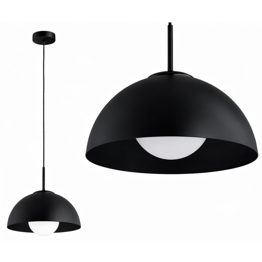 BRILAGI - Κρεμαστό φωτιστικό με καλώδιο COSMO 1xE27/60W/230V διάμ. 30 cm μαύρο
