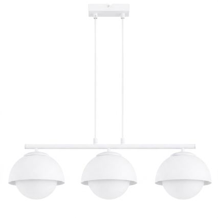 BRILAGI - Κρεμαστό φωτιστικό με καλώδιο COSMO 3xE27/60W/230V λευκό/χρυσό