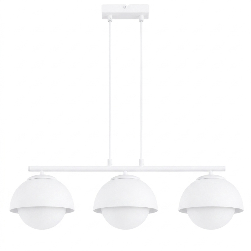 BRILAGI - Κρεμαστό φωτιστικό με καλώδιο COSMO 3xE27/60W/230V λευκό/χρυσό