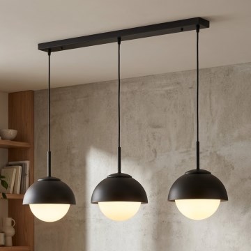 BRILAGI - Κρεμαστό φωτιστικό με καλώδιο COSMO 3xE27/60W/230V μαύρο