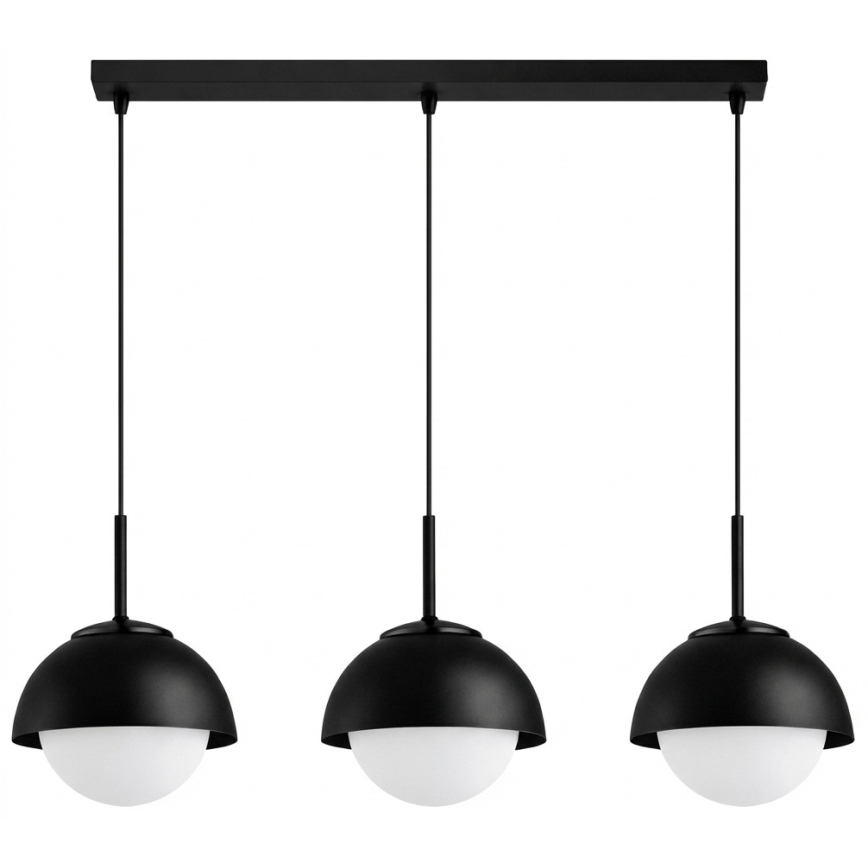 BRILAGI - Κρεμαστό φωτιστικό με καλώδιο COSMO 3xE27/60W/230V μαύρο