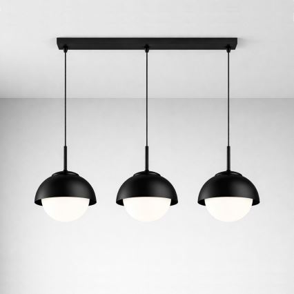BRILAGI - Κρεμαστό φωτιστικό με καλώδιο COSMO 3xE27/60W/230V μαύρο