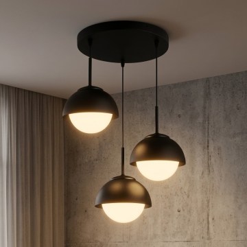 BRILAGI - Κρεμαστό φωτιστικό με καλώδιο COSMO 3xE27/60W/230V μαύρο
